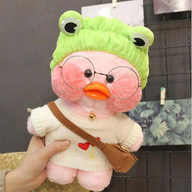 1 шт. 30 см розовый Lalafanfan плюшевые игрушки кукла каваи кафе Мими желтая утка для