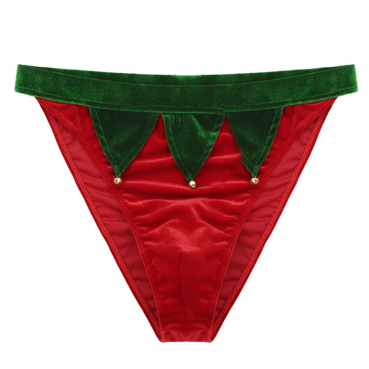 Нижнее белье для взрослых мужчин рождественские трусы с высоким вырезом