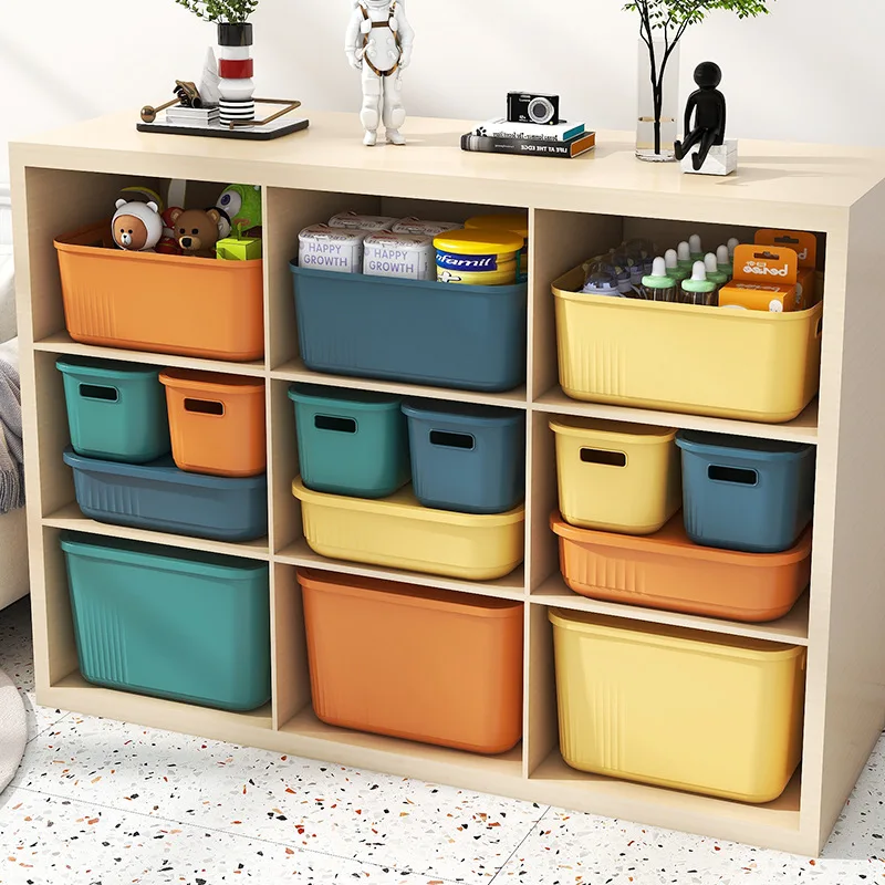 

Desk Plastic Sundries Storage Basket Jewelry Makeup Organizer Home Pill Case Stationery Holder Drawers Storage Boxes Container
