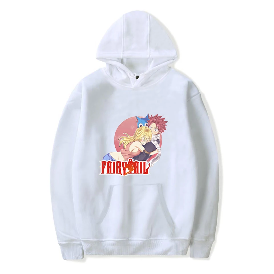 

Fairy Tail Hoodies Casual Loose Men/Women Hoodies Harajuku Fashion Boys/girls Sweatshirts Anime 2D Print Fairy Tail Coats