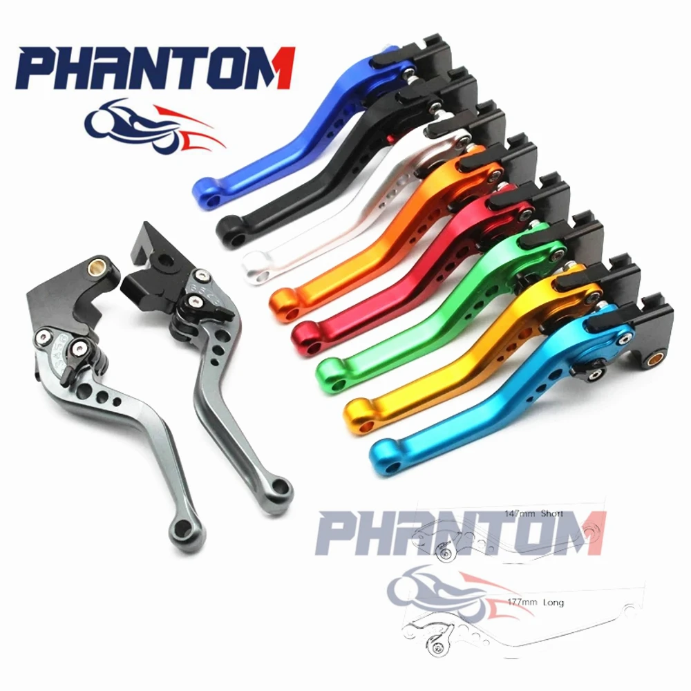 

Long Short Brake Clutch Lever Levers For SUZUKI GSR 400 600 750 SFV 650 Gladius GW 250 Inazuma GSR400 GSR600 GSR750 SFV650 GW250