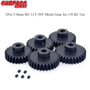 Surpass Hobby 5 шт. M1 5 мм 11T-30T Металлическая Шестерня комбо набор для 18 RC багги автомобиль грузовик щеткой бесщеточный мотор
