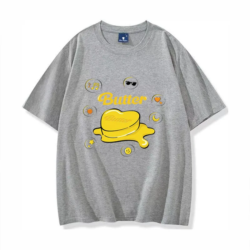 

2021 Summer Butter Women's T-shirts Woman Oversize Top Casual Clothing