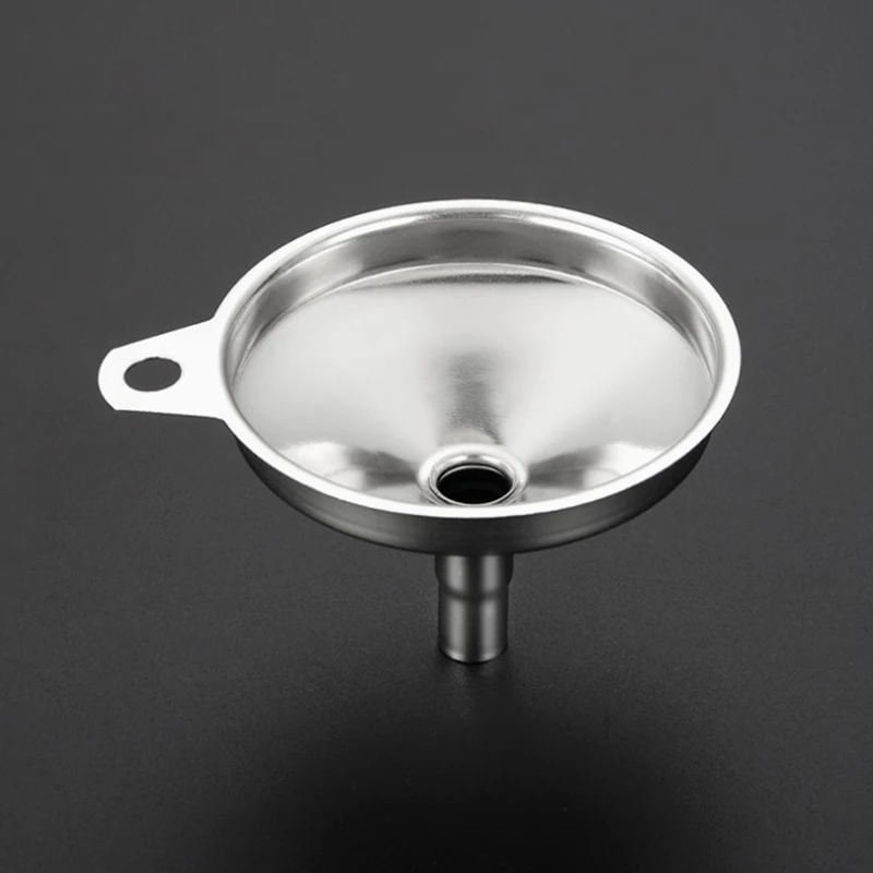 

1pc Funnel Stainless Steel Filling Hip Flask Beer Liquid Oil Tools Small Mouth