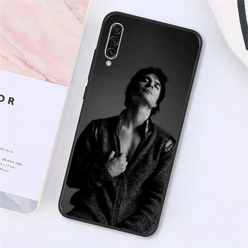 

ian somerhalder the Vampire Diaries Phone Case For Samsung galaxy S 9 10 20 A 10 21 30 31 40 50 51 71 s note 20 j 4 2018 plus