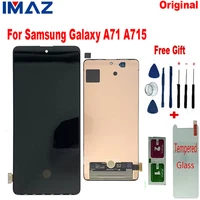 imaz original 6 7 lcd for samsung galaxy a71 a715 a715f a715fn lcd touch screen digitizer assembly replacement for a715fds lcd