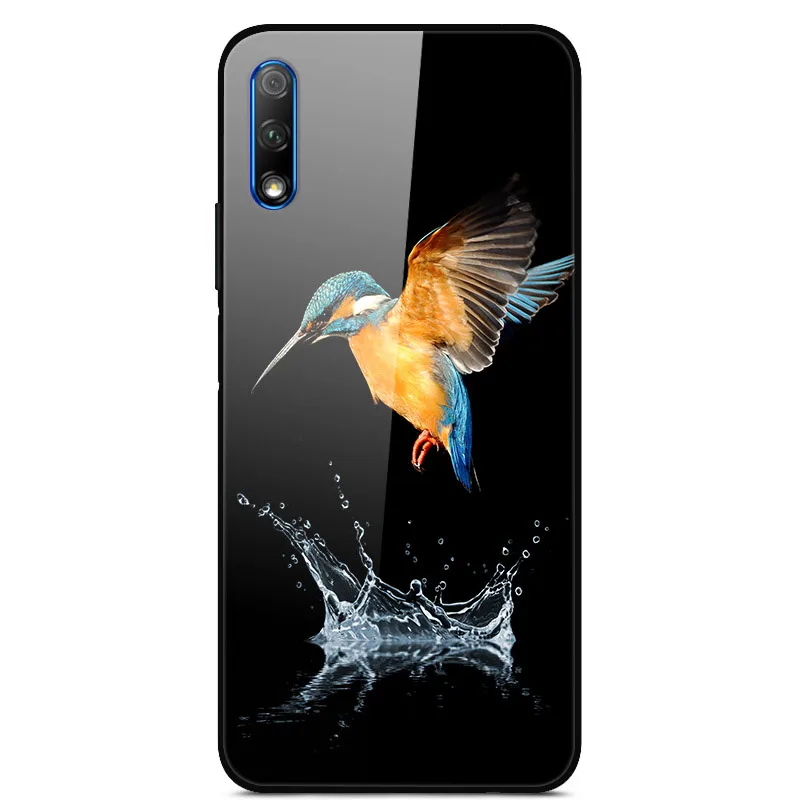 Роскошный чехол для huawei Honor 9X, чехол из закаленного стекла, силиконовый чехол для телефона huawei Honor 9X X9 9 X, чехол s для Honor 9X