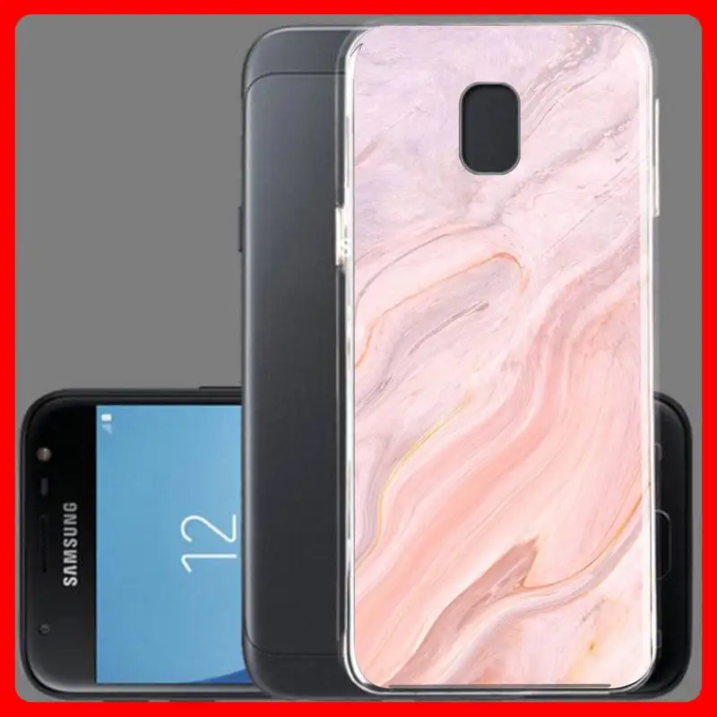 

Marble texture Phone Case For Clear-Samsung Galaxy S5 S6 S7 S8 S9 S1 S2 Edge Plus Lite 219 22 Fundas Cover