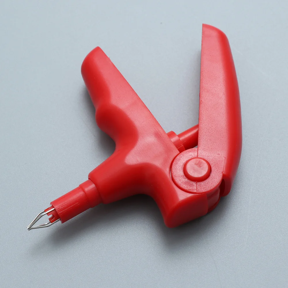 

1 Pc Dentist Orthodontic Ligature Ring Placement Tool Device Type Elastometric Rings Placer Ligation for Oral Care (Red)