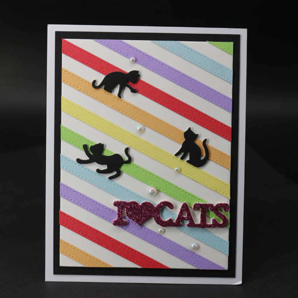 

2020 New Animal Cats Stencil Metal Cutting Dies Template for DIY Papercraft Projects Scrapbook Paper Album Greeting Cards