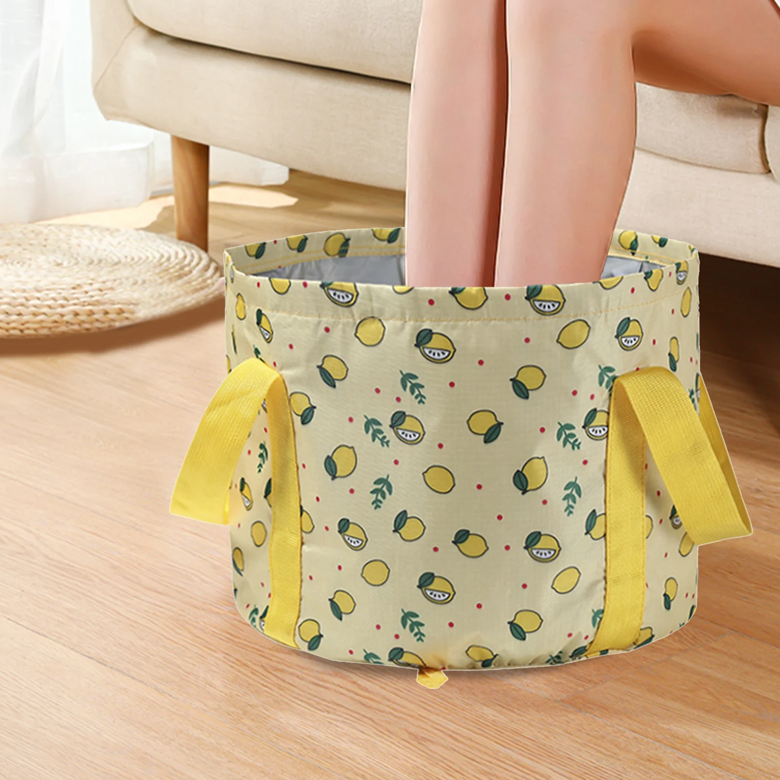 

6 Styles Portable Foldable Foot Tub Travel Camping Laundry Tub Waterproof Large Capacity Washing Basket Basin Foot Bath Bucket