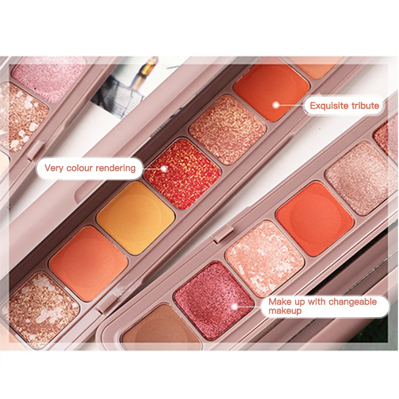 Лидер продаж 9 цветов матовая клавиатура палитра теней для век дымчатый макияж