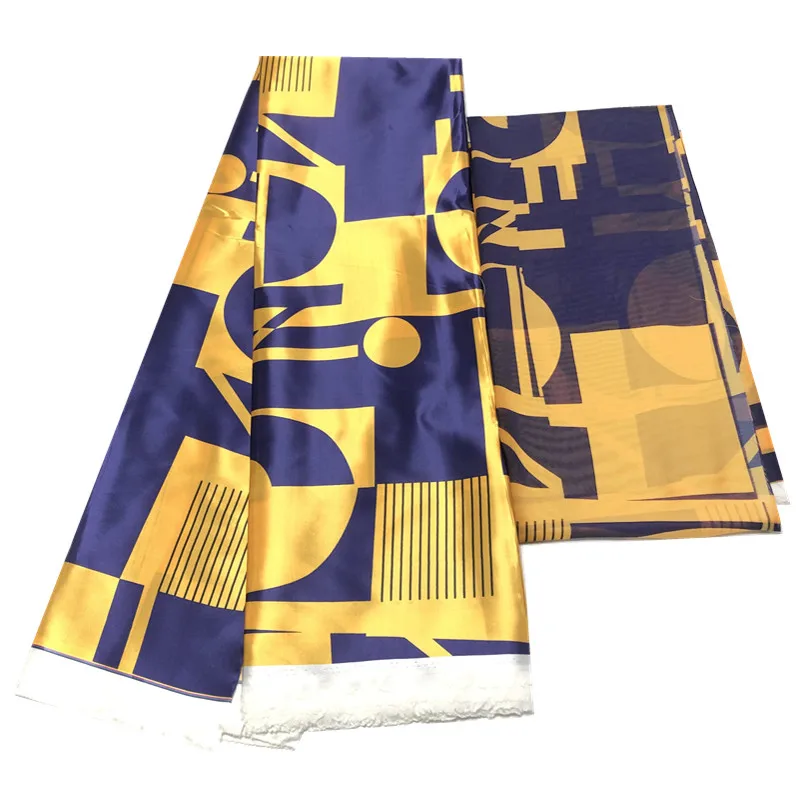 Африканская ткань мягкий материал шелковая Лидер продаж шелковый атлас с