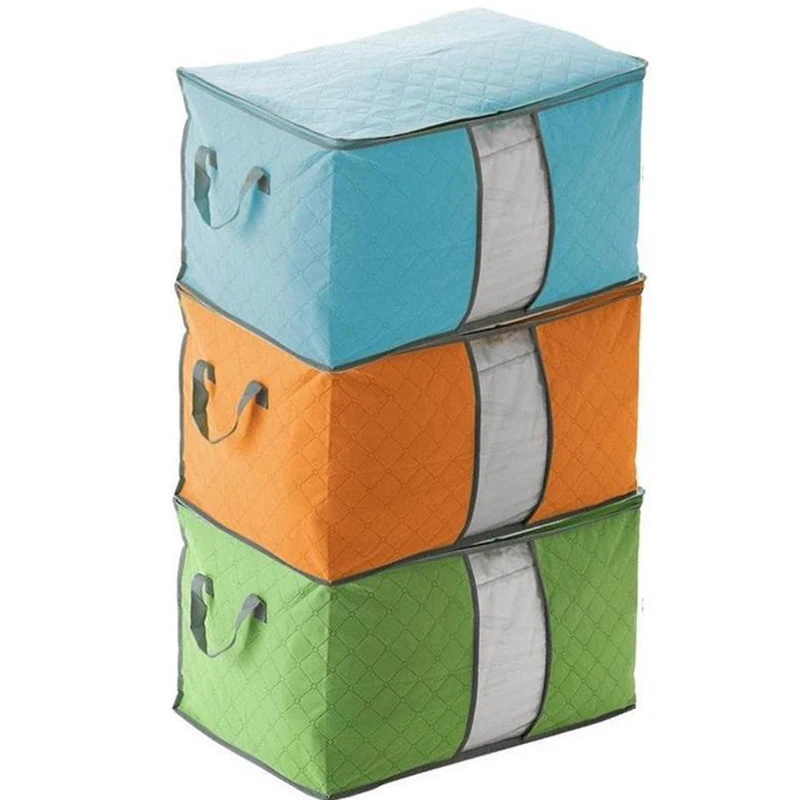 Сумки для хранения стеганых одеял из нетканого материала Многофункциональный
