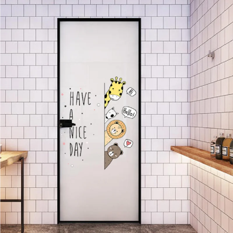 Оконная пленка размером на заказ статическая липкая ручная роспись стильная