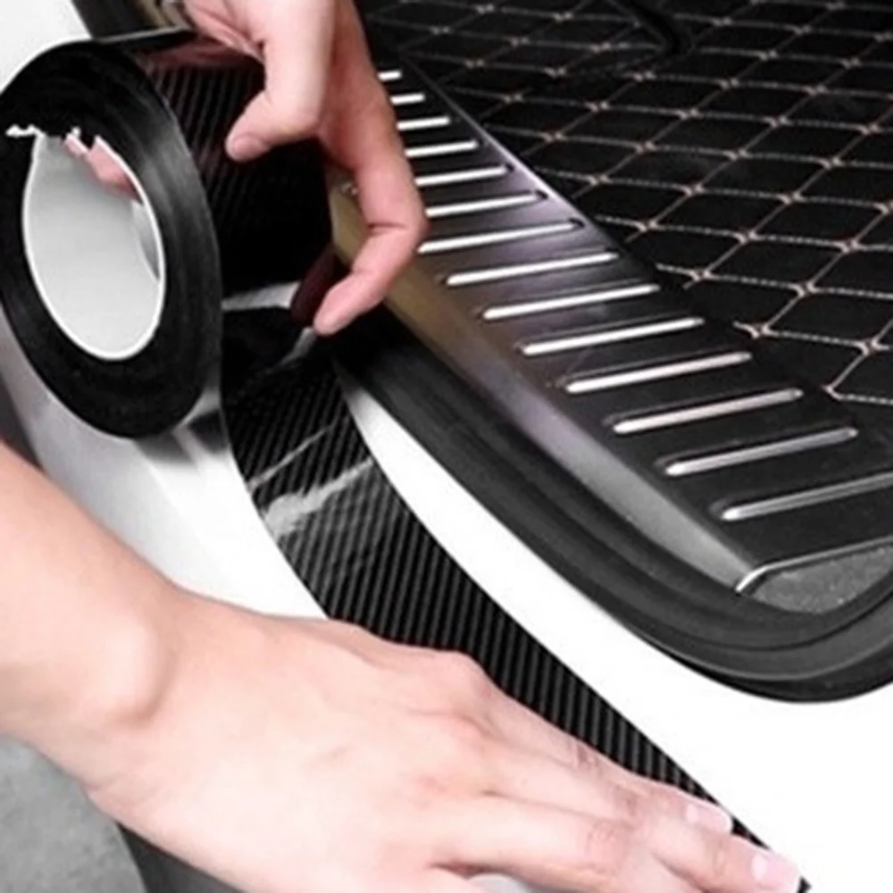 

Parts Sticker 5D Carbon Fiber Protector Scuff Cover Anti Scratch Strip