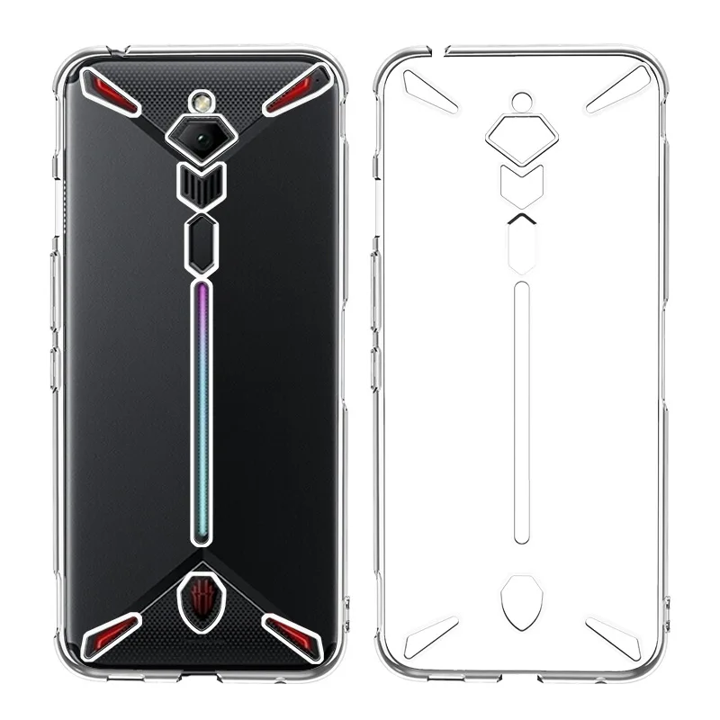 Для ZTE Nubia RedMagic 5S 5G прозрачный силиконовый чехол Play Red Magic Lite для телефона |