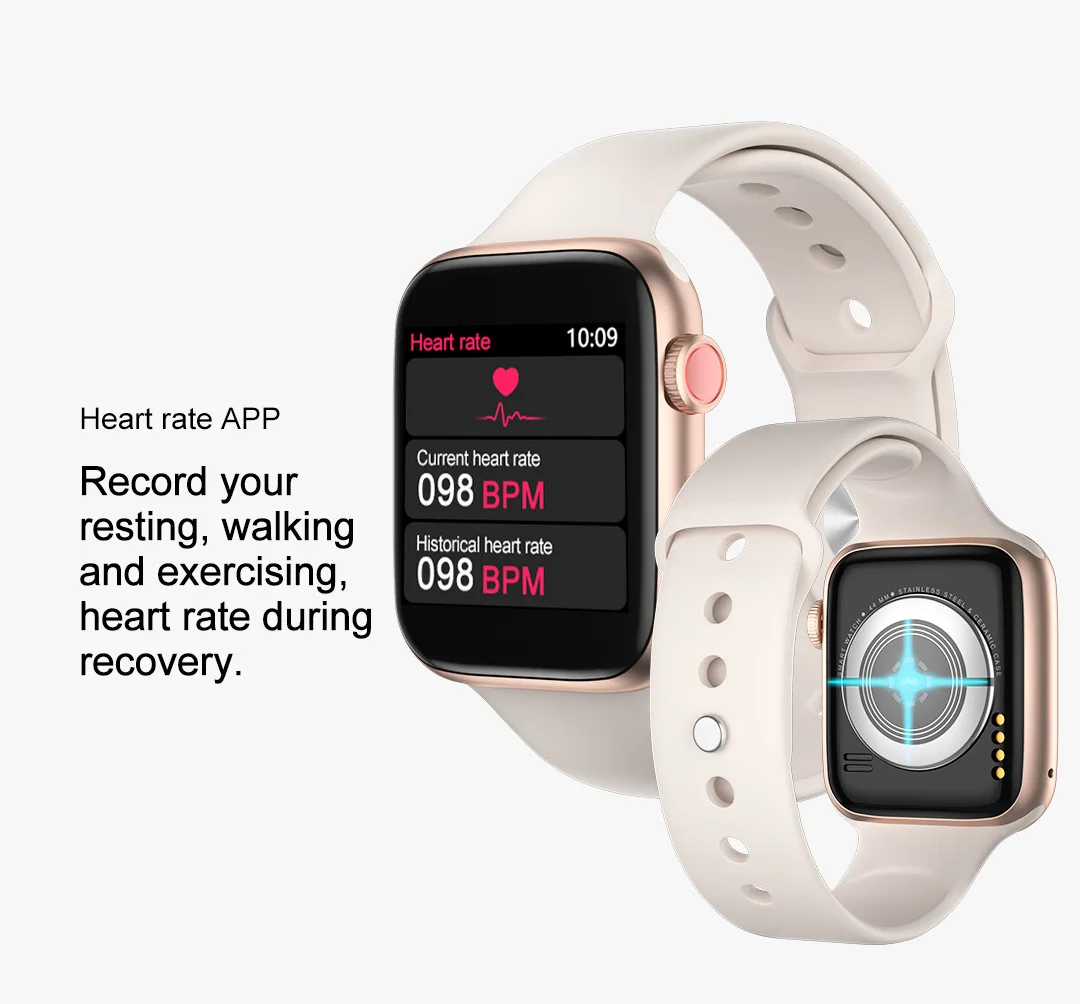 I5 для Apple Watch Монитор Сердечного Ритма Смарт-часы водонепроницаемые фитнес-трекер кровяное давление вызов Smartwatch для iOS Android