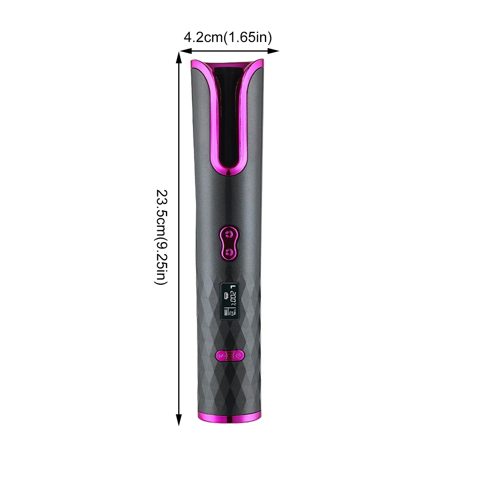 Automatic Hair Curler USB Rechargeable Curling Iron Curl Waves LCD Display Ceramic Curly Rotating Wave Styer |