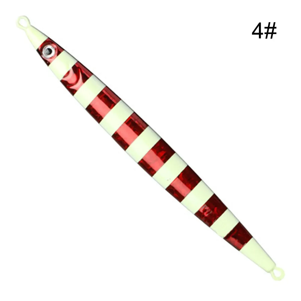 Длинная джиг для Глубоководной Рыбалки приманка рыбалки светящаяся