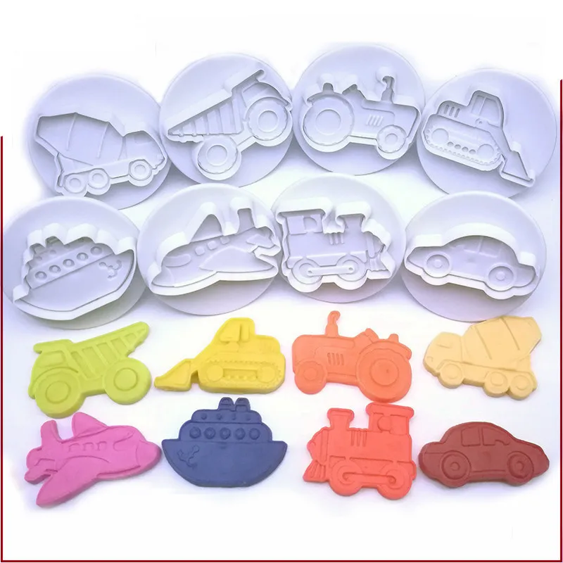 4 шт. транспортных средств формочка для печенья кекс Кондитерские инструменты