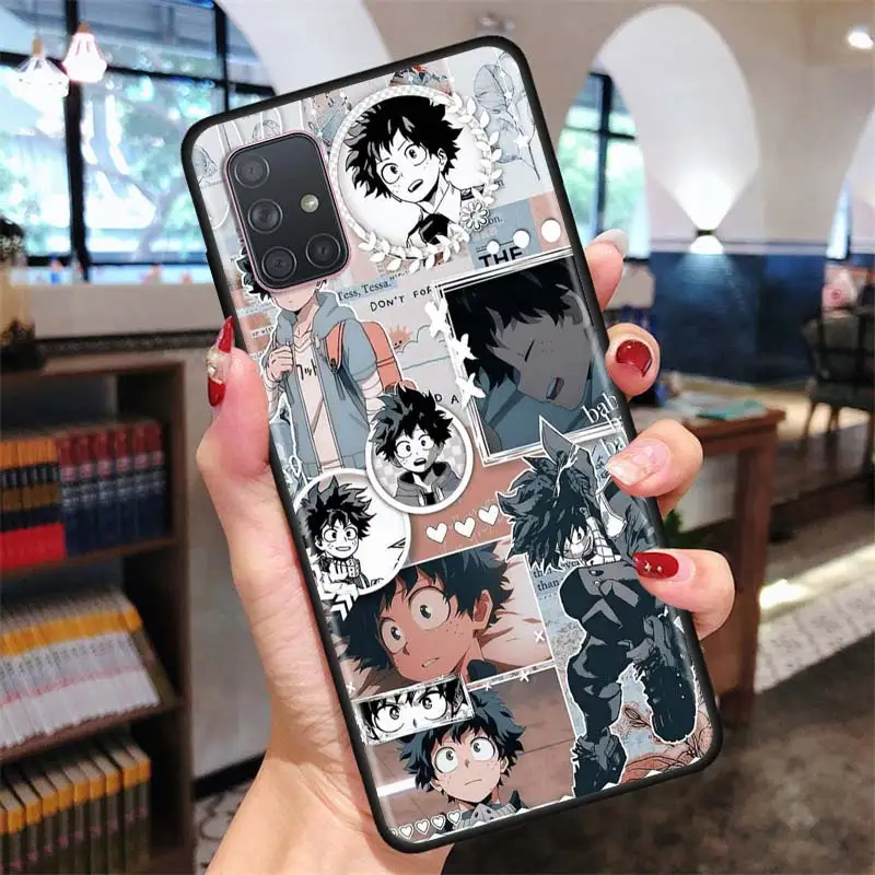 My Hero Academia Soft TPU Case For Samsung Galaxy A51 A50 A71 A21s A31 A41 A10 A70 A30 A20e A40 A12 A02s Cover Coque Fundas