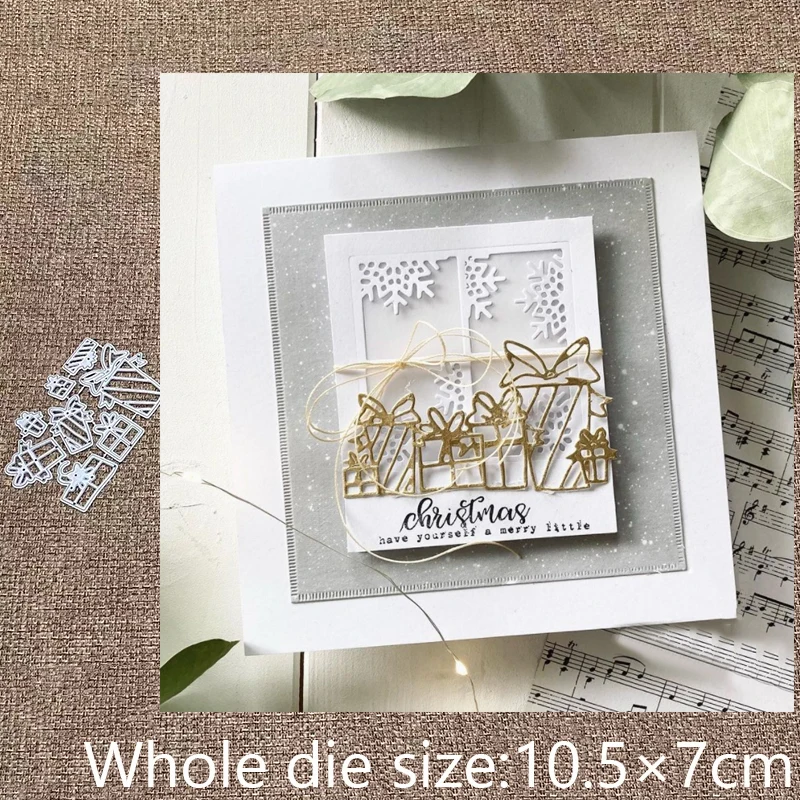 

Новый дизайн, металлический трафарет для рукоделия, пресс-формы, Подарочная коробка, украшение, скрапбукинг, высечки, альбом, бумажная карта...