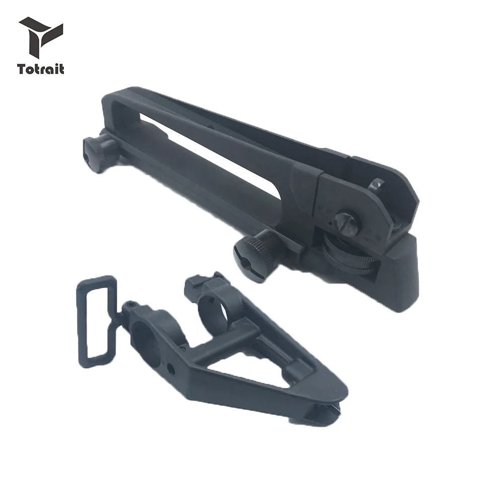 Airsoft AR15 металлическая съемная черная ручка для переноски двойные отверстия A2