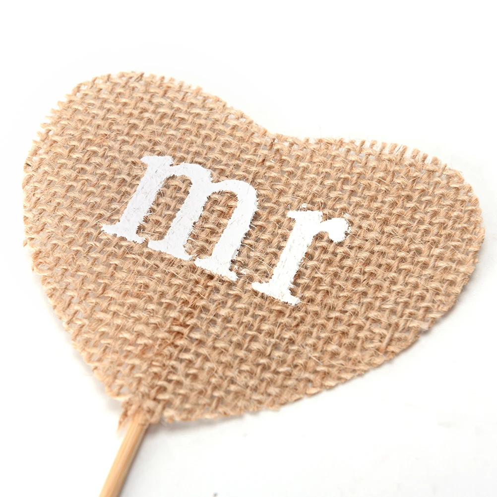 2 шт. украшения для торта Мистер миссис|Товары тортов| |