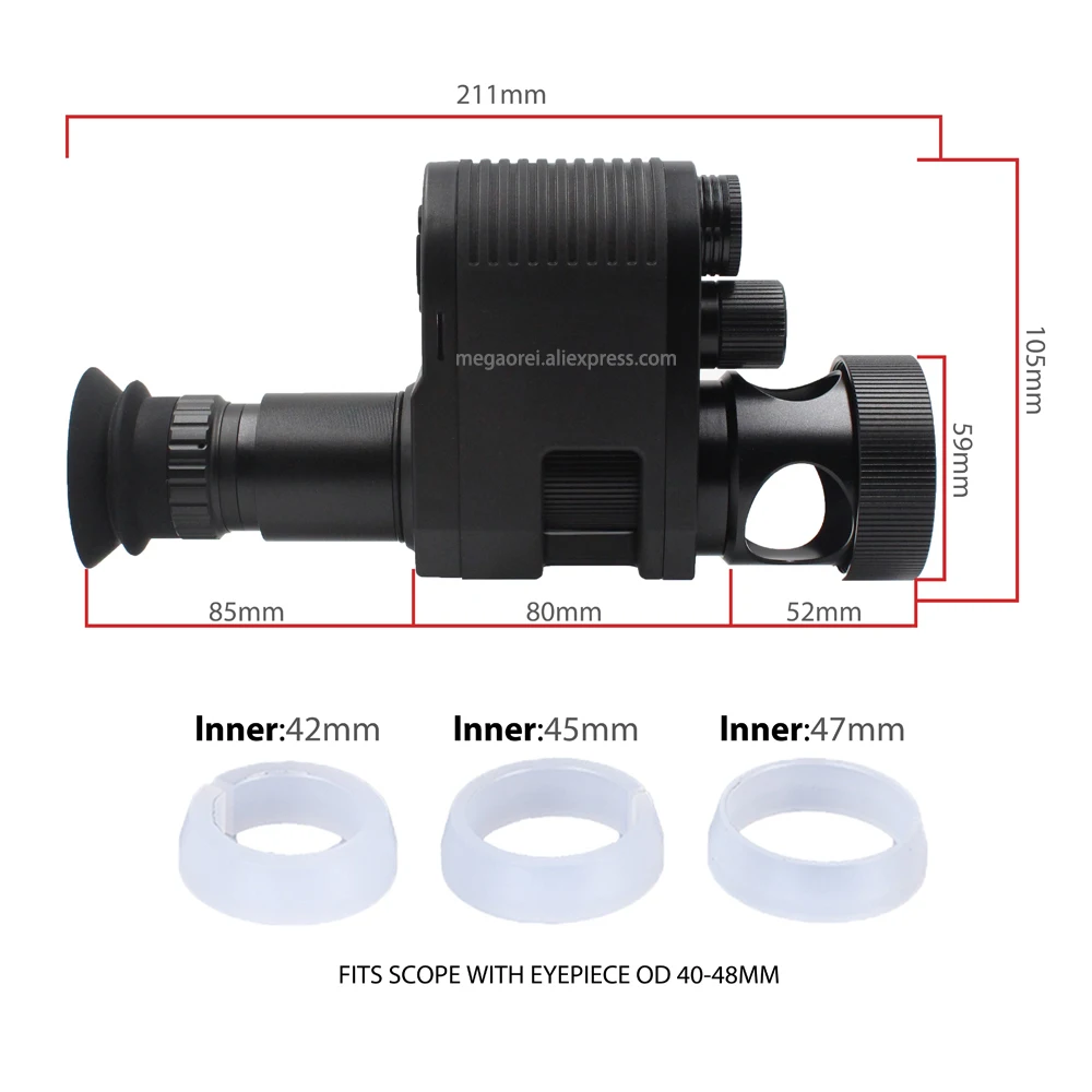 Охотничий прицел Megaorei 3 встроенный ИК-прицел с функцией ночного видения | Спорт и