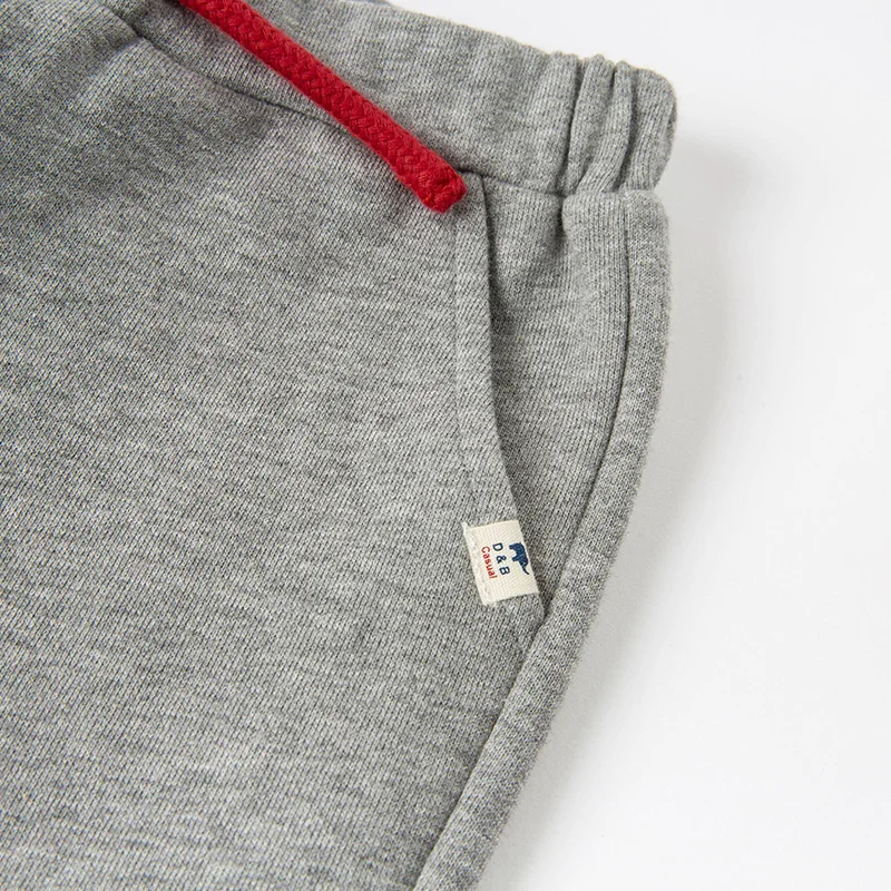 

DKS16632 Dave bella spring kids boy 5Y-13Y cartoon letter clothing sets children casual suits toddler infant clothes boys outfit