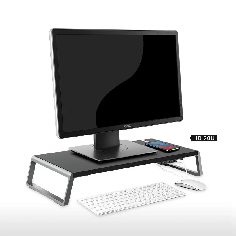 Подставка для монитора iMac Универсальная металлическая с 4 usb портами|Кронштейны
