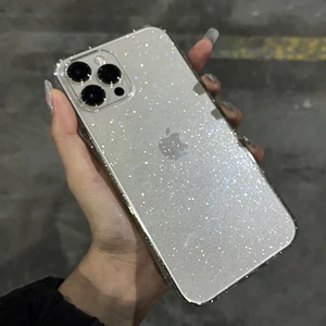 bling glitter transparent case for iphone 12 11 pro max mini xr x xs 8 7 plus se 2020 soft silicon cover candy color phone shell free global shipping