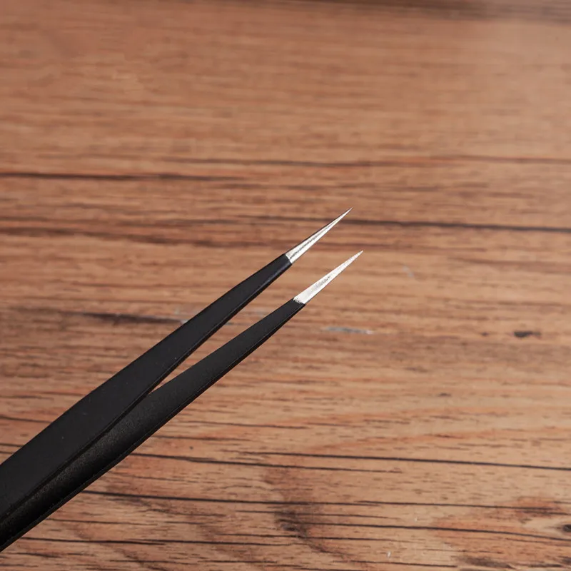 2 штуки анти статическое ОУР Нержавеющая сталь Пинцет коробка с инструментами