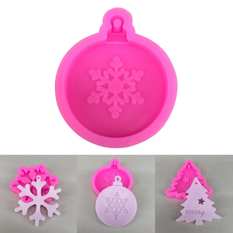 Рождественская елка силиконовая форма Снежинка Лось Сделай Сам ароматический