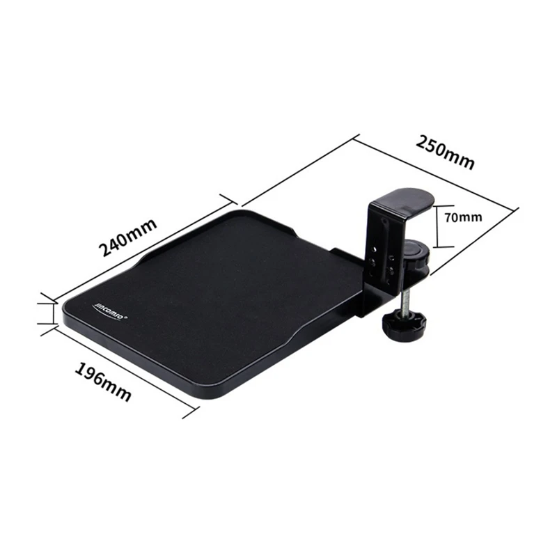 Jincomso Keyboard Mouse Tray Rotating and Pad Can Be Used for Storage Box Hiding Under the Desktop | Компьютеры и офис