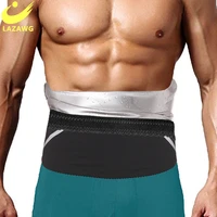 lazawg mens body shaper sauna sweat belt corsets belly band sport girdle waist trainer modeling straps stomach wraps fat burner