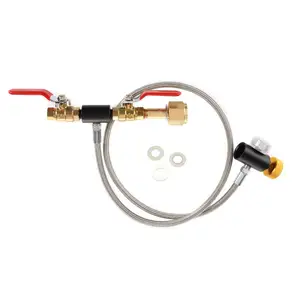 CGA320 G12 Soda stream СО2 резервуар для бутылки, баллон, адаптер для заправки, соединитель для АЗС, 3660 дюйма, шланг, двойной клапан с манометром