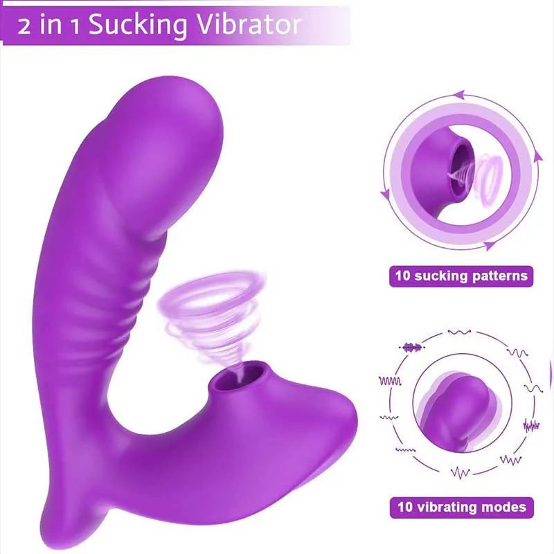

Powerful Clitoral Sucking G Spot Dildo Vibrator Clit Sucker female Masturbation Clitoris Stimulator adult Sex Toys for Women