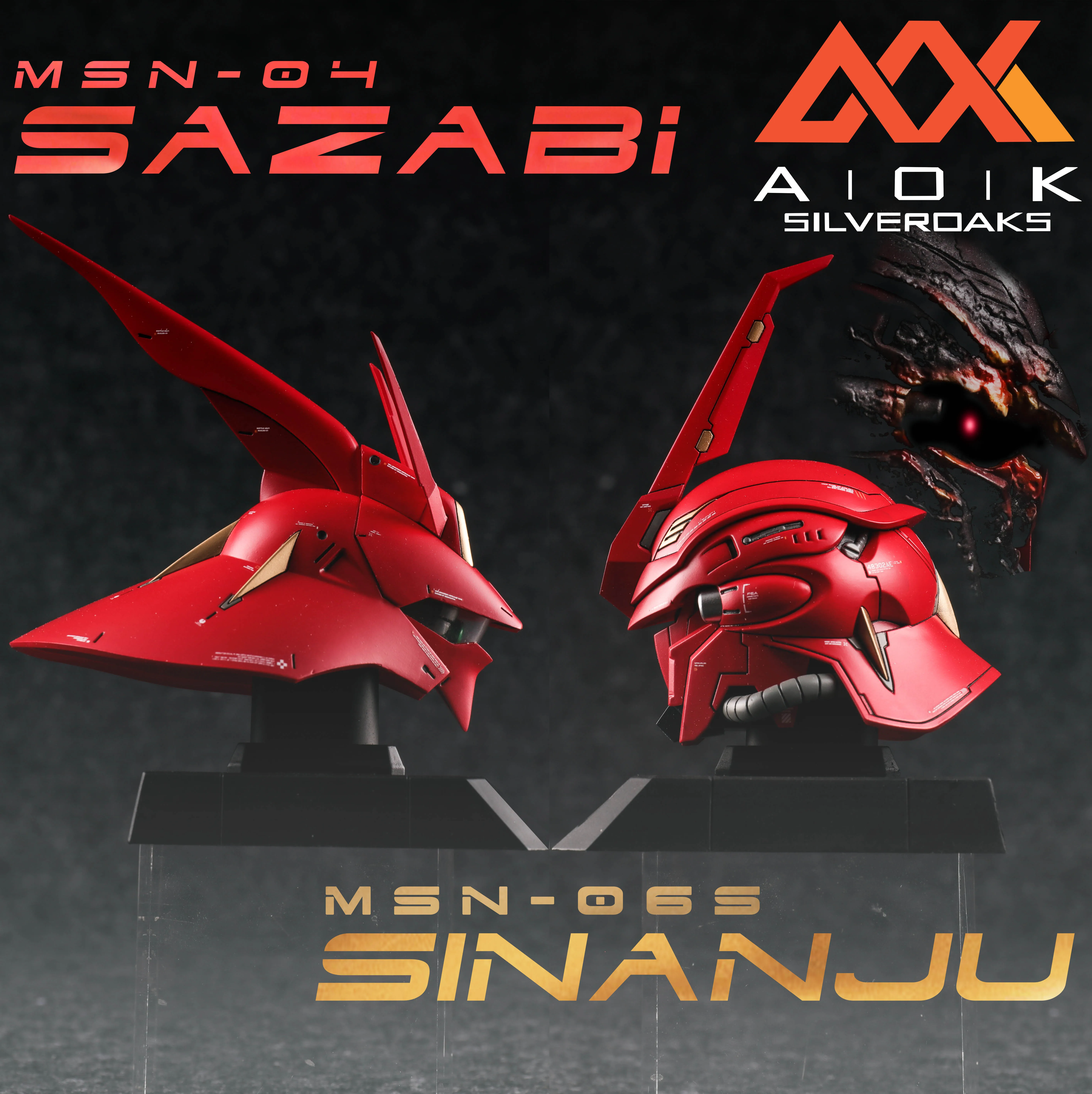 Масштаб 1/35 Неокрашенная полимерная голова гандама сазаби + синаньдзю