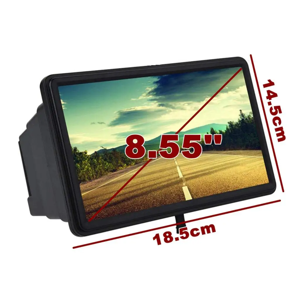 

Mobile Phone Screen Magnifier 1.5X 3D Stereoscopic Desktop ABS Smartphone Amplifier HD Amplifying Movie Video Stand