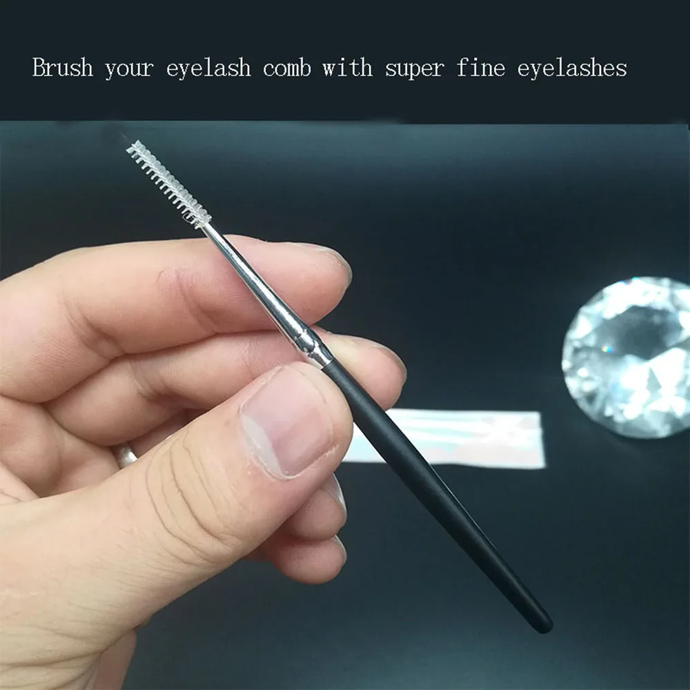 Щетка для ресниц винт ультра тонкое наращивание инструмент расческа