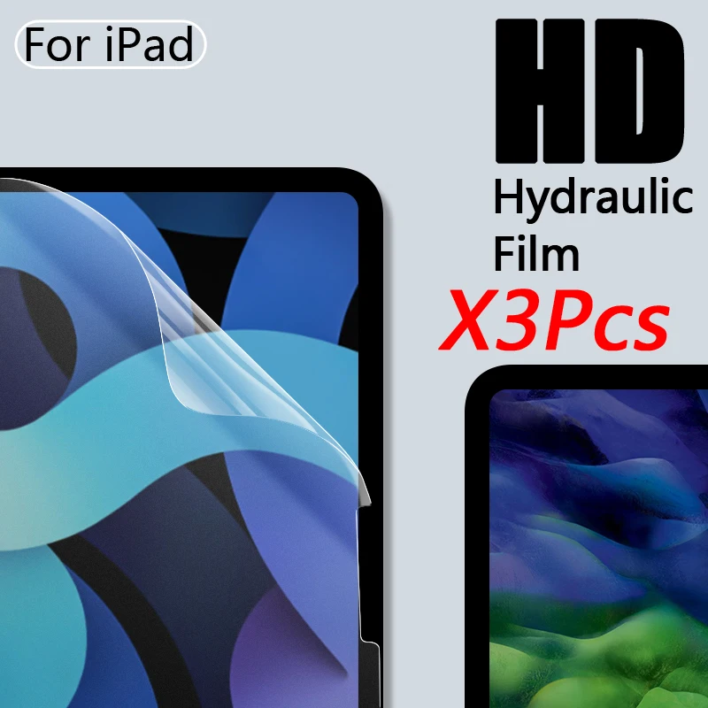 Гидрогелевая пленка для iPad Pro 11 2020 Air 4 3 2 1 9 7 2017 2018 шт. Защита экрана ipad 10 mini 5 мягкая