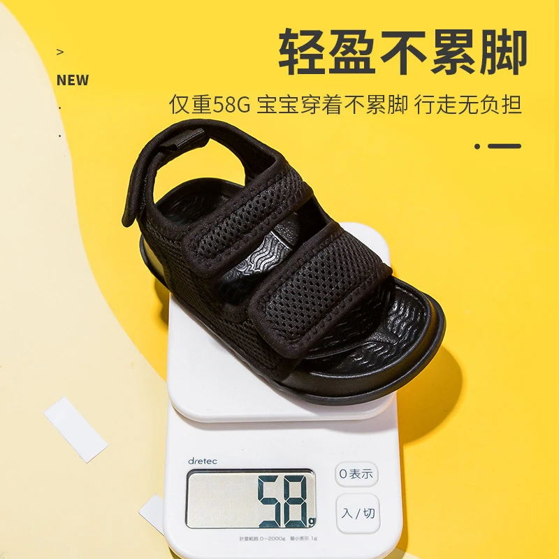 

Kids Shoes Casual Children Kids Sandals Baby Boy Closed Toe Summer Beach Sandals Flat Breathable Mesh Slip-On Shoes