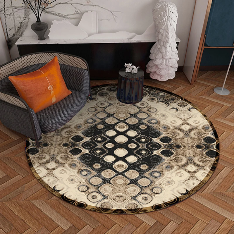 Nordic Round Carpets for Living Room Sofa Balcony Chair Rugs Soft Carpet Bedroom Kids Play Mat Decorate Non-slip Door | Дом и сад