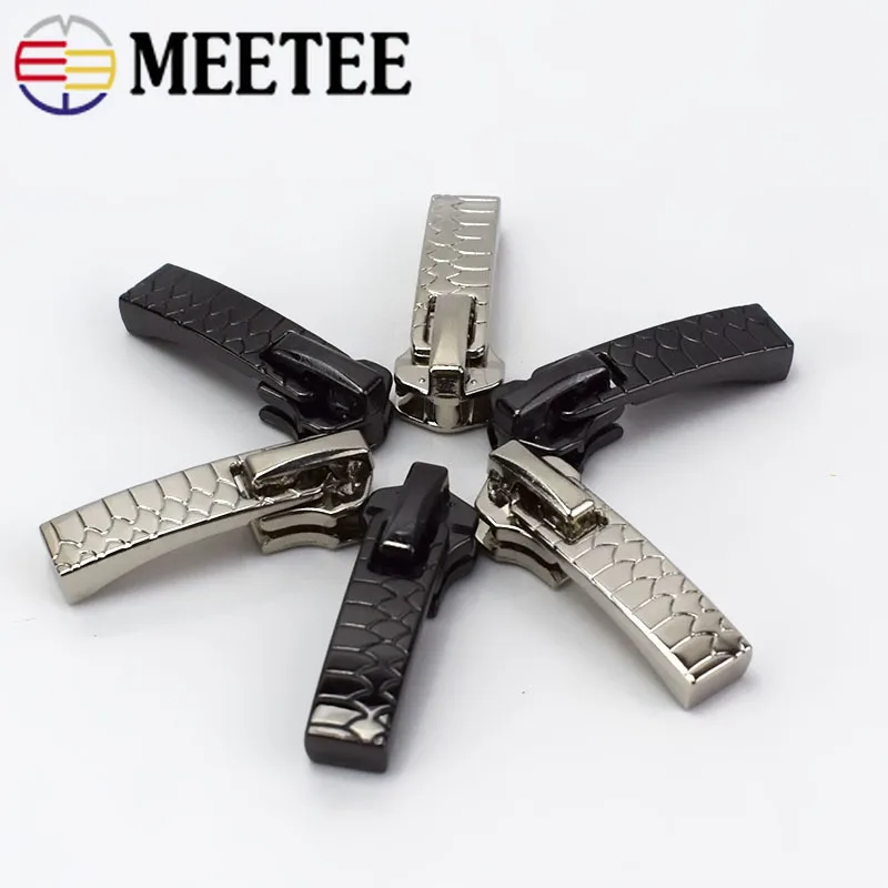 Meetee 5 # слайдер на молнии для металлических молний Ремонтный комплект сумки