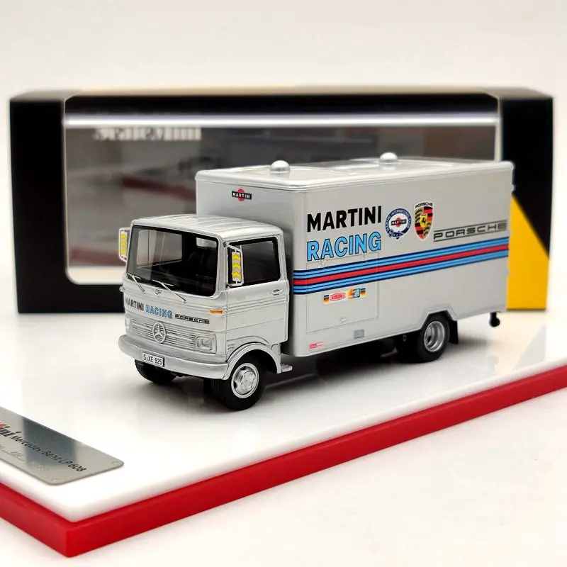 Скалемини 1:64 для M ~ cedes-B nz LP 608 Martini гоночные Резиновые модели Ограниченная серия