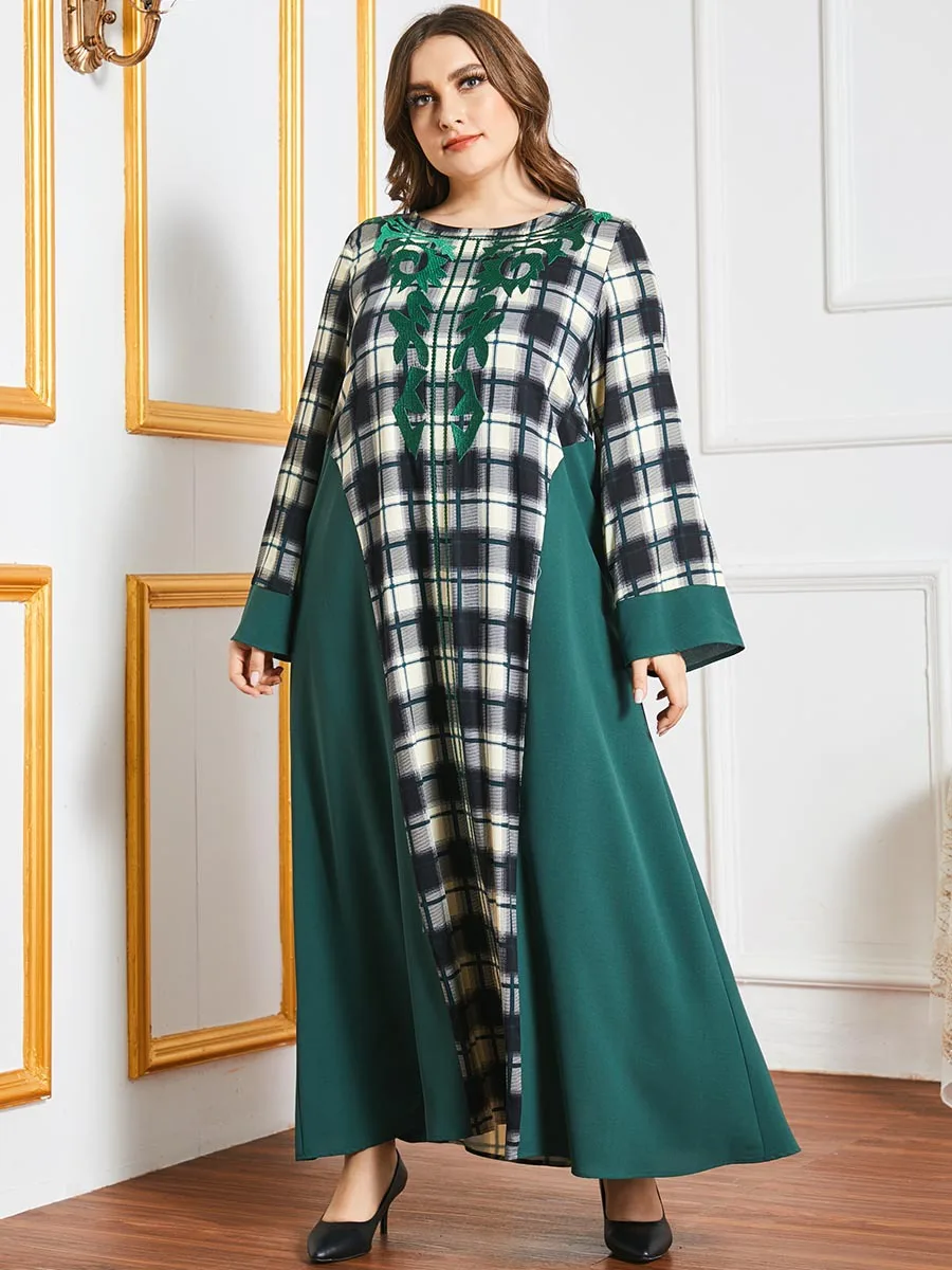 

Vestidos Abaya Dubai Turkey Muslim Fashion Maxi Dresses for Women American Islam Clothing African Caftan Dress De Moda Musulman