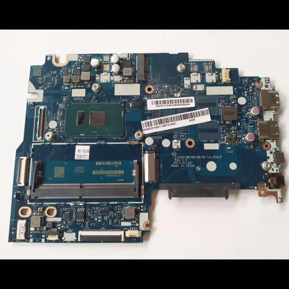 Для применимо к 320S-14IKB материнская плата компьютера I3-7100U UMA LA-E541P FRU 5B20P10898 5B20P10901 |
