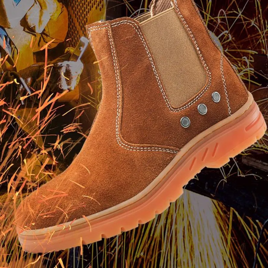 Рабочие ботинки для электросварки настоящая безопасность анти прокол